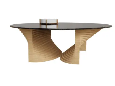 Parametric Coffee Table 3D model