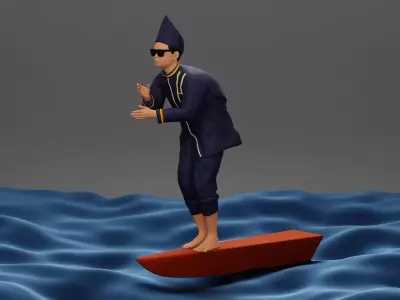 Aura Farming Boat Kid 3D print model