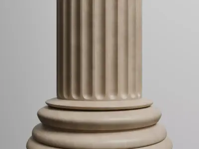 Corinthian Column 3D model purchase