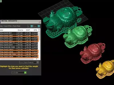 Labubu Pendant Jewelry model - 4-in-1 pack - for Him and Her 3D print model