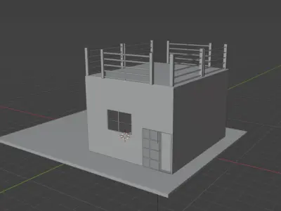 casa Basica 3D 3D model