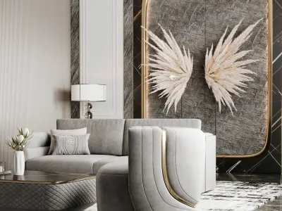 interior 009 3D model