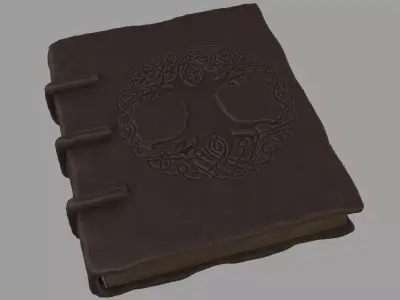 Book Old 2 3D model