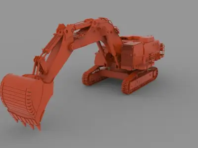 Excavator mod1 3D print model