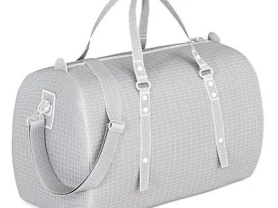 Luxury Bag With Handles 3D model