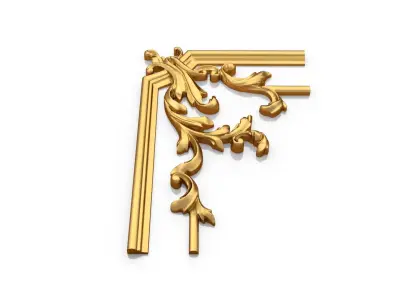 Classic decor ornament 141 3D model