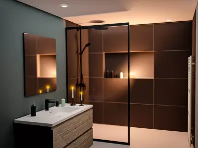 Bathroom Interior 1 Free 3D model