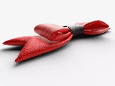 Bow 04 Low-poly 3D model