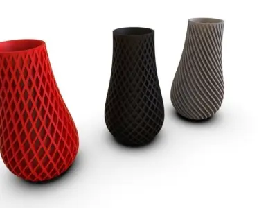 Spiral vases 3D print model