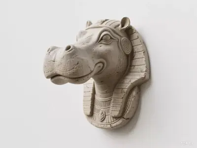 Hippopotamus 3D print model