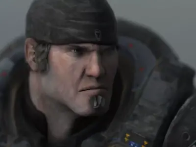 Gears Of War Player Low-poly 3D model