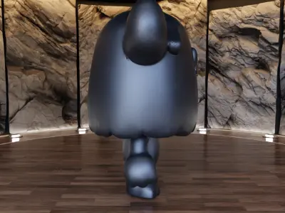 Running Mon Figure Fan Art Toy  3D print model