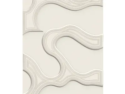 Organic wall decor 3D model