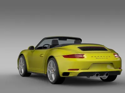 Porsche 911 Carrera S Cabriolet 991 2016 3D model