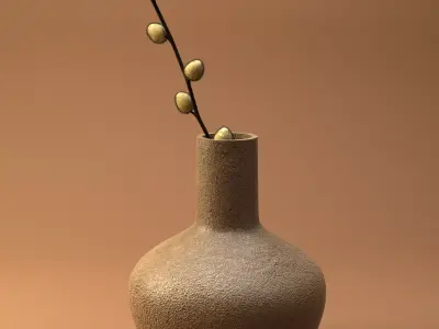 Beautiful 3D Vase Model  Low-poly 3D model