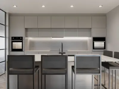 KITCHEN 1  Low-poly 3D model