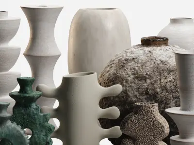 Decorative Vases 3D model