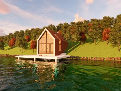 3D Villa Free Model Free 3D model
