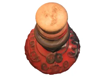 Haunted Vampire Clown Bottle Low-poly 3D model