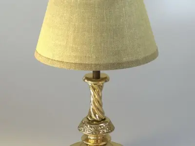 Table lamp 3D model 6