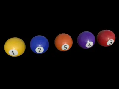 Bar Games Pack Low-poly 3D model