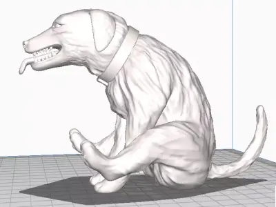 Funny Dog paperweight 3D print model