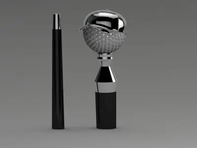 Luxury Cane - Golf Ball 3D model