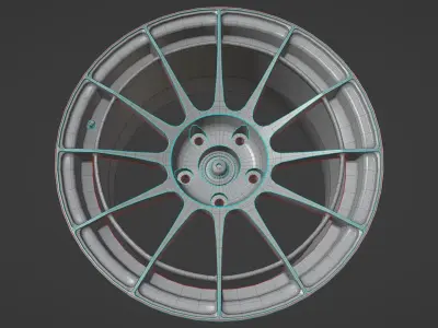 NT03RR - Wheels - Game Ready Low-poly 3D model