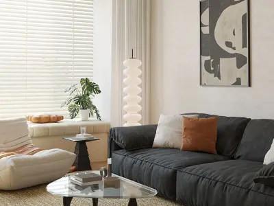 Medieval living room 3D model