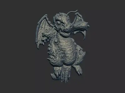 dracoloss pokeman zombie cnc model 3D print model