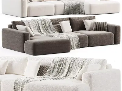 Rosseto chaise longue Sofa  3D model