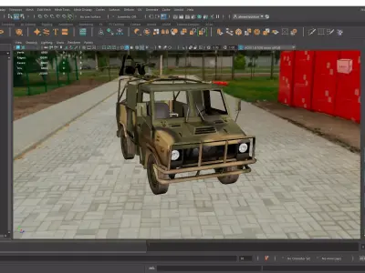 High-Quality 3D Model of Military Armored Vehicle 3D model