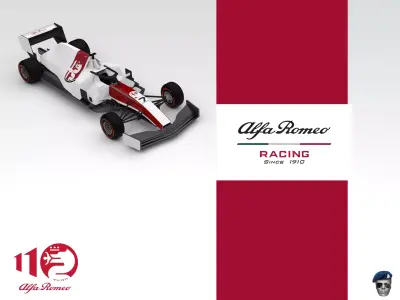 Alfa Romeo Racing C39  Formula 1 3D model