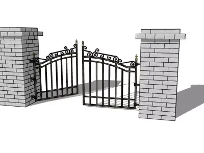 Old Gate Free 3D model