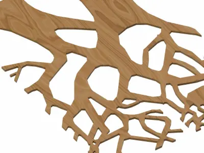 Decorative panel STL 3D model 45
