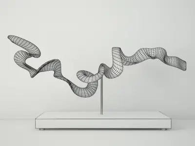 Anson Decor on Stand 3D model