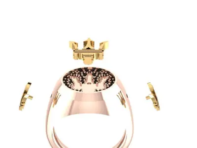 3d ring 3D print model
