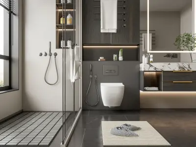 Bathroom 53 3D model