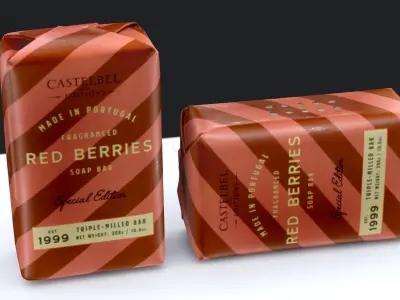 RED BERRIES SCENTED SOAP 2024 3D model