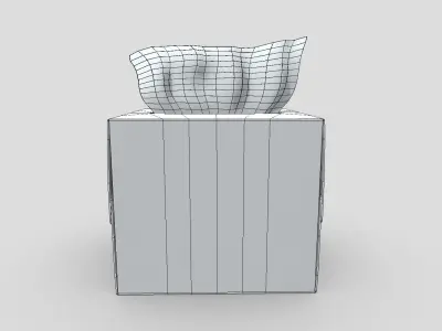 CC0 - Tissue Box Free low-poly 3D model