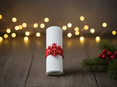 Christmas Napkin Holder 3D print model buy
