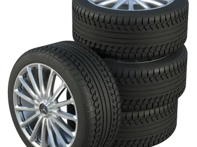 Mercedes wheels 3D model