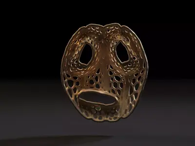 Pumpkin mask halloween 3D print model purchase