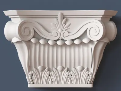 Pilaster Capital 3D model