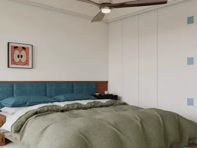 Bedroom interior scenes  3D model from CGTrader