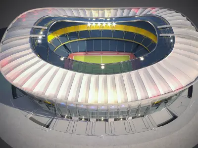 Football Soccer stadium 3D model purchase