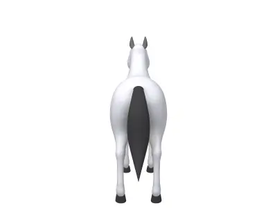 Horse Cartoon 3D model