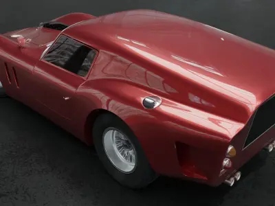 Ferrari 250 GT Breadvan Le Mans 1962f 3D model