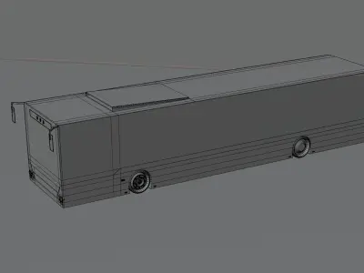 Futuristic Bus Free 3D model