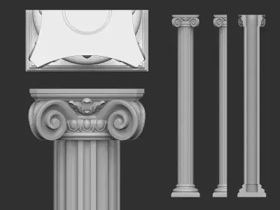 Columns Classical  Decoration N9 3D model